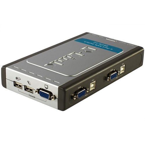 D-Link DKVM-4U KVM switch Grey, Silver