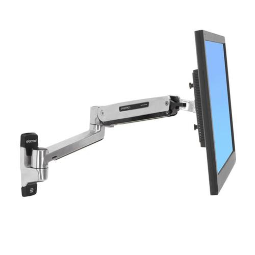 Ergotron LX Sit-Stand Wall Mount LCD Arm 106.7 cm (42) Stainless steel