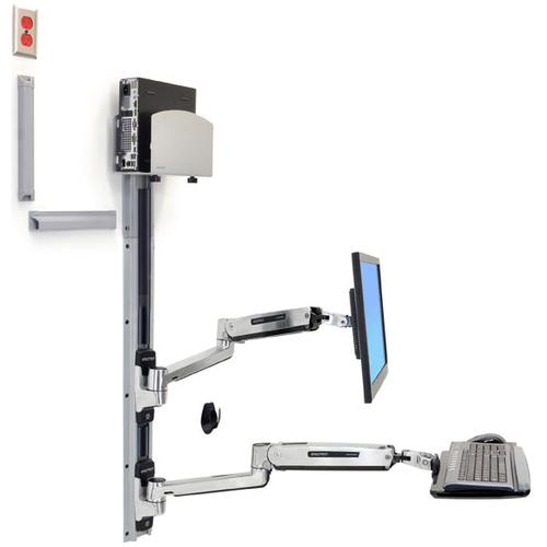 Ergotron 45-358-026 monitor mount / stand 106.7 cm (42) Silver Wall