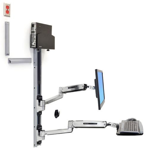 Ergotron 45-359-026 monitor mount / stand 106.7 cm (42) Silver Wall