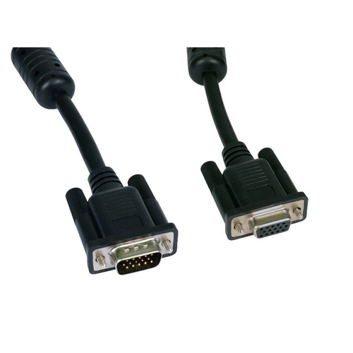 Cables Direct SVGA Extension VGA cable 1 m VGA (D-Sub) Black