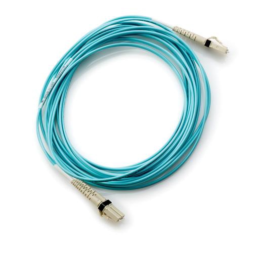 Hewlett Packard Enterprise AJ833A fibre optic cable 0.5 m LC Blue