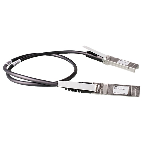 HPE X240 10G SFP+ to SFP+ 0.65m Direct Attach Copper Cable fibre optic cable SFP+ Black