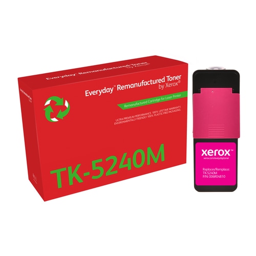 Everyday Remanufactured Everyday Magenta Remanufactured Toner by Xerox compatible with Kyocera TK-5240M, Standard capacity