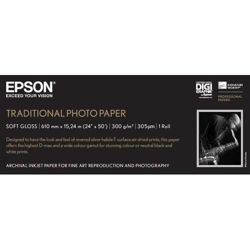 Epson Traditional Photo Paper, 24 x 15 m