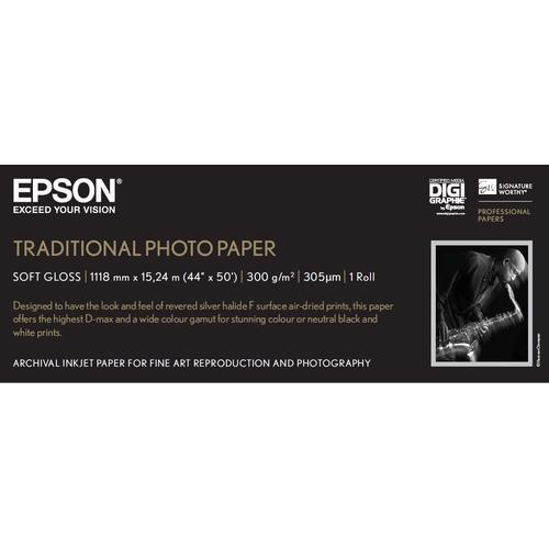 Epson Traditional Photo Paper, 44 x 15 m
