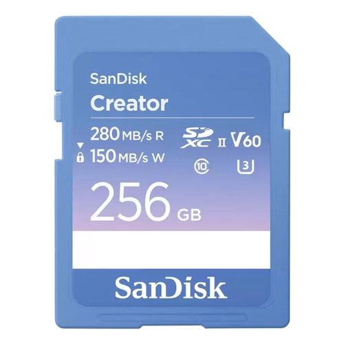 SanDisk Creator 256 GB SDXC UHS-II Class 10