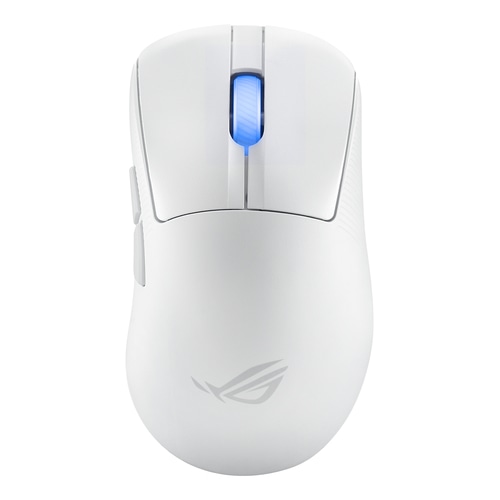 ASUS ROG Keris II Ace Wireless AimPoint White mouse Gaming Right-hand RF Wireless + Bluetooth + USB Type-A Optical 42000 DPI