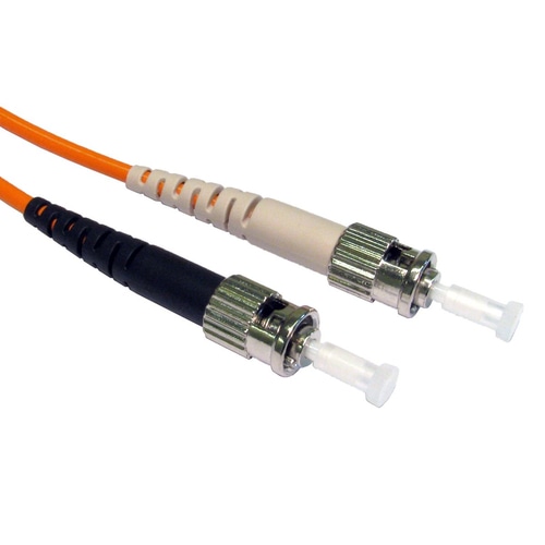 Cables Direct 1m ST-ST 50/125 OM2 fibre optic cable Orange
