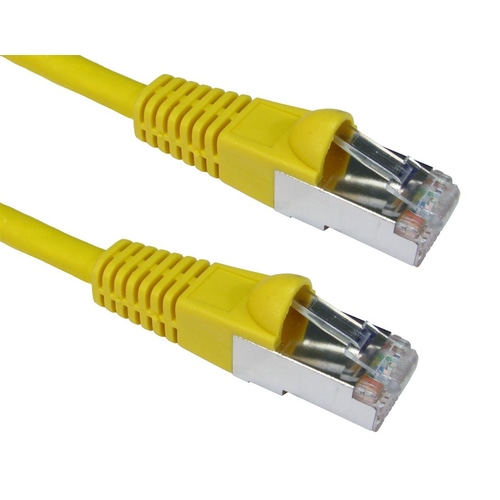 Cables Direct 1.5m Cat6A networking cable Yellow SF/UTP (S-FTP)