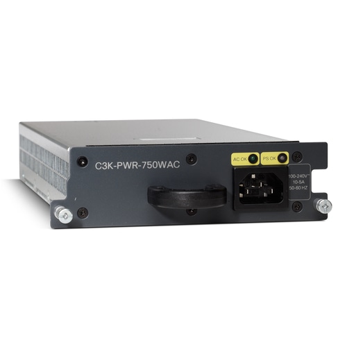 Cisco C3K-PWR-750WAC, Refurbished network switch component Power supply