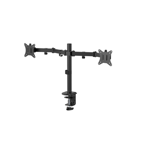 Origin Storage Basic Dual Monitor Arm with VESA 75x75 and 100x100 81.3 cm (32) Desk Black