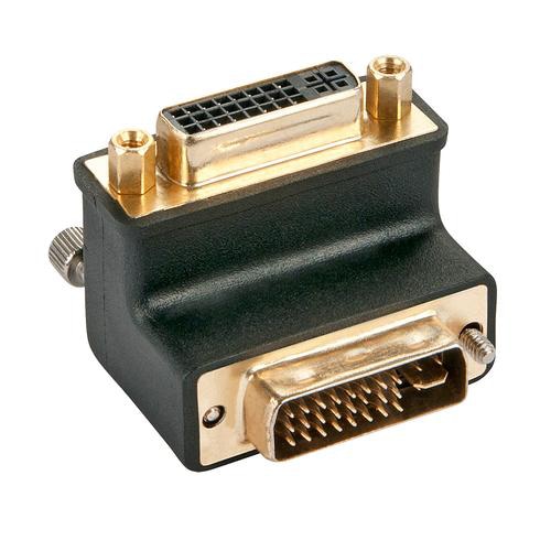 Lindy DVI-I Dual Link Adapter 90 down