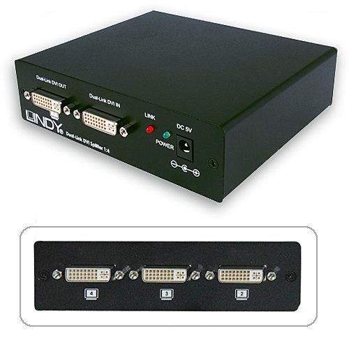 Lindy DVI Splitter Dual Link 1:4