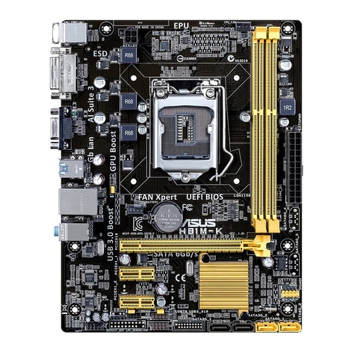 ASUS H81M-K Intel H81 LGA 1150 (Socket H3) micro ATX