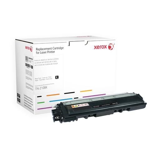 Xerox Black toner cartridge. Equivalent to Brother TN230BK. Compatible with Brother DCP-9010CN, HL-3040CN/HL-3070CW, MFC-9120CN, MFC-9320W