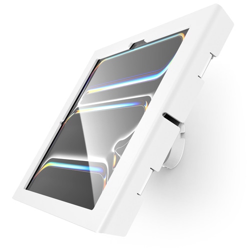 Compulocks iPad Pro M4 13 (2024) Apex Enclosure Tilting Wall Mount - White