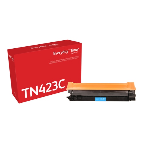 Everyday  Cyan Toner by Xerox compatible with Brother TN-423C, High capacity