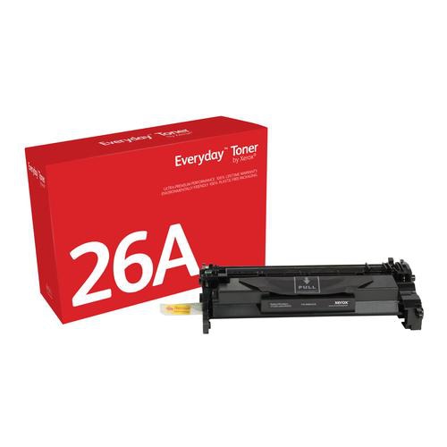 Everyday Black Toner compatible with HP CF226A/ CRG-052