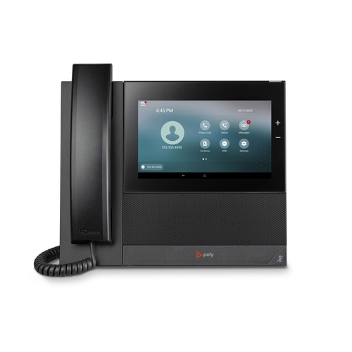 POLY CCX 600 IP phone Black 24 lines LCD Wi-Fi