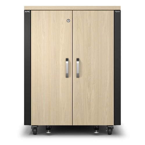 APC AR4017IA rack cabinet 17U Freestanding rack Maple colour, Black