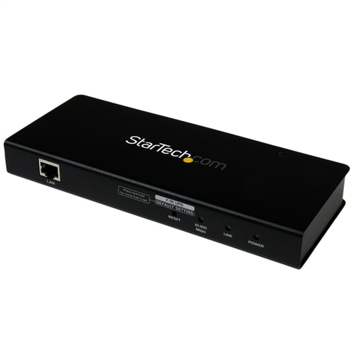 StarTech.com 1 Port USB PS/2 Server Remote Control IP KVM Switch with Virtual Media
