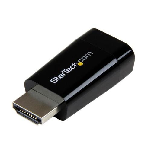 StarTech.com Compact HDMI to VGA Adapter Converter - Ideal for Chromebooks Ultrabooks & Laptops  1920x1200/1080p