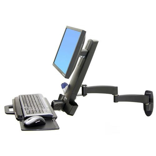 Ergotron 200 Series Combo Arm 61 cm (24) Black Wall