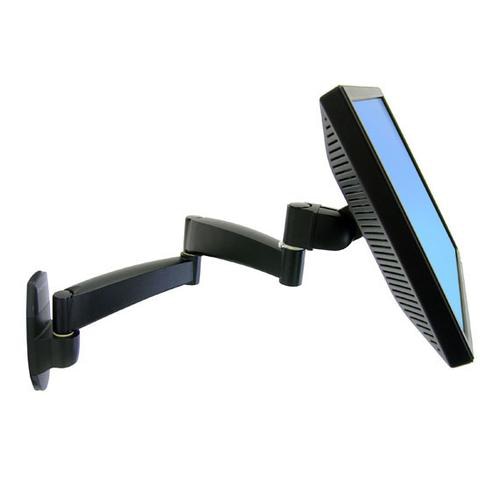 Ergotron 200 Series Wall Mount Arm, 2 Extensions 61 cm (24) Black