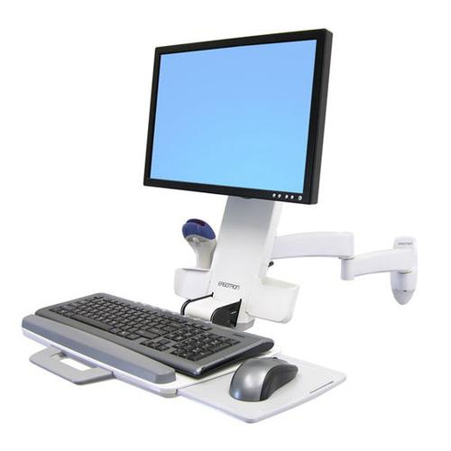 Ergotron 200 Series Combo Arm 61 cm (24) White Wall