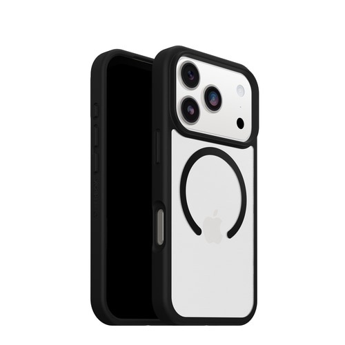 OtterBox React MagSafe Apple iPhone 17 Pro Black Crystal - clear/black