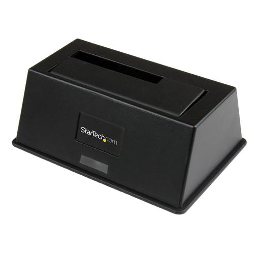 StarTech.com Single Bay USB 3.0 to SATA Hard Drive Docking Station, USB 3.0 (5 Gbps) Hard Drive Dock, External 2.5/3.5 SATA I/II/III HDD/SSD Docking Station, Top-Loading Hard Drive Bay