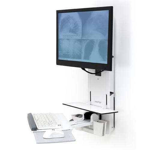Ergotron 61-080-062 monitor mount / stand White Wall