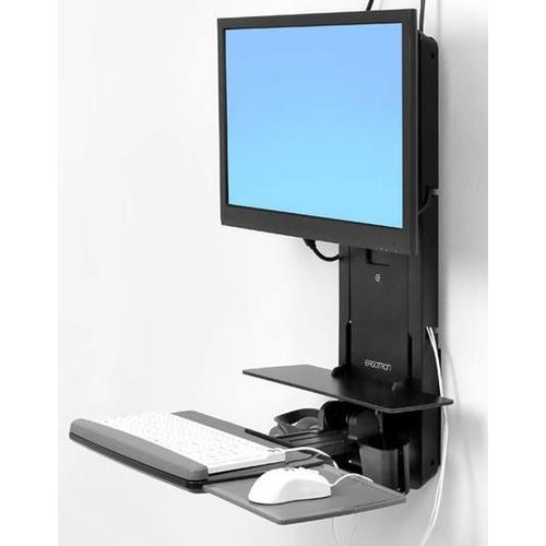 Ergotron 61-080-085 monitor mount / stand 61 cm (24) Black Wall