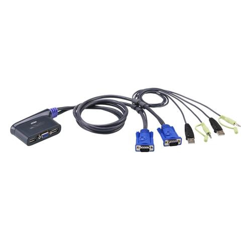 ATEN CS62US KVM switch Black