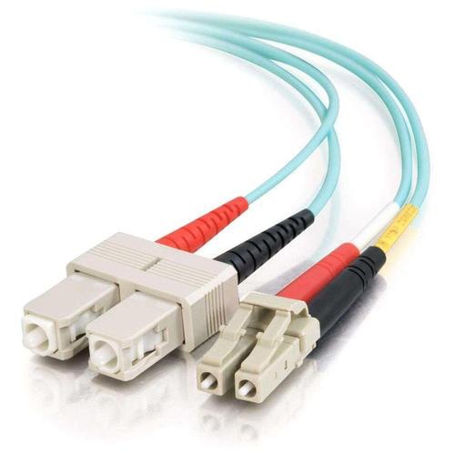 C2G 85535 fibre optic cable 7 m LC SC OFNR Turquoise