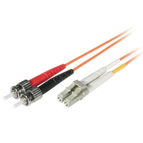 C2G 15m LC/ST fibre optic cable Orange