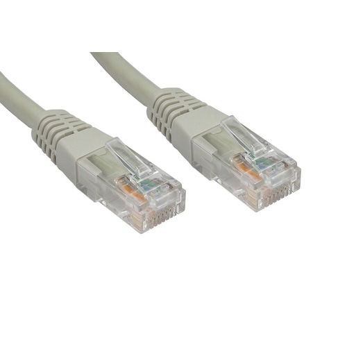 Cables Direct 3m Cat6 networking cable Grey U/UTP (UTP)