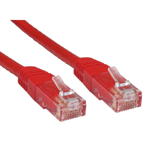 Cables Direct Cat6 U/UTP networking cable Red 1 m U/UTP (UTP)