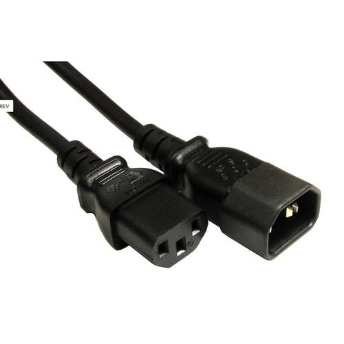 Cables Direct RB-301 power cable Black 1.8 m C13 coupler C14 coupler