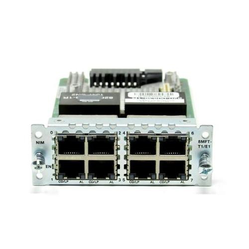 Cisco NIM-8MFT-T1/E1 voice network module RJ-45