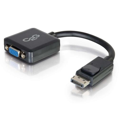 C2G 8in DisplayPort Male to VGA Female Active Adapter Converter - Black