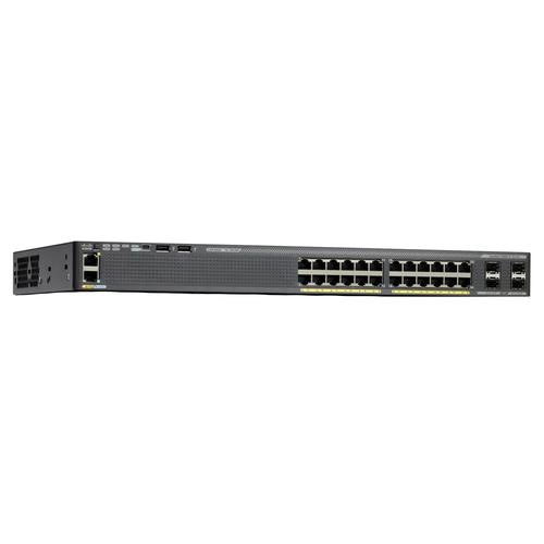 Cisco Small Business 2960-X, Refurbished Managed L2/L3 Gigabit Ethernet (10/100/1000) Power over Ethernet (PoE) 1U Black