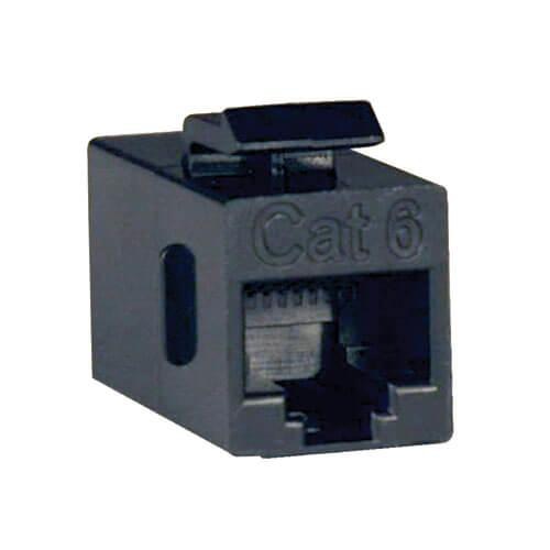 Tripp Lite N235-001 Cat6 Straight Through Modular In-line Snap-in Coupler (RJ45 F/F), TAA