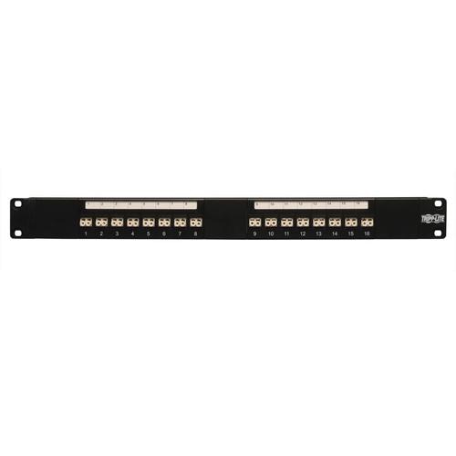 Tripp Lite N490-016-LCLC 16-Port Fiber Patch Panel, 1U (LC/LC), Multimode or Singlemode