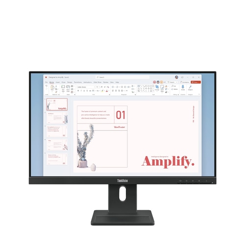 Lenovo ThinkVision E24-40 LED display 60.5 cm (23.8) 1920 x 1080 pixels Full HD LCD Black