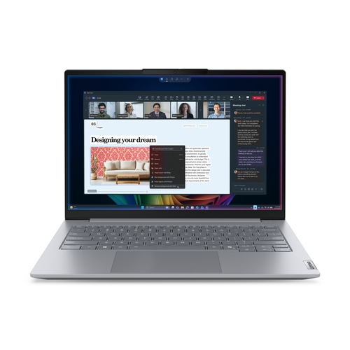 Lenovo ThinkBook 14 G9 IPL Copilot+ PC Intel Core Ultra 7 355 Laptop 35.6 cm (14) WUXGA 16 GB DDR5-SDRAM 512 GB SSD Wi-Fi 7 (802.11be) Windows 11 Pro Grey English