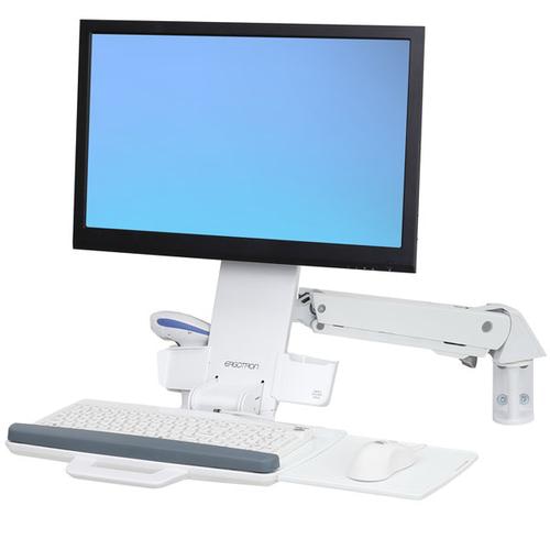 Ergotron StyleView 61 cm (24) White Wall