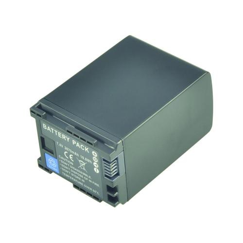 2-Power Camcorder Battery 7.4V 2670mAh