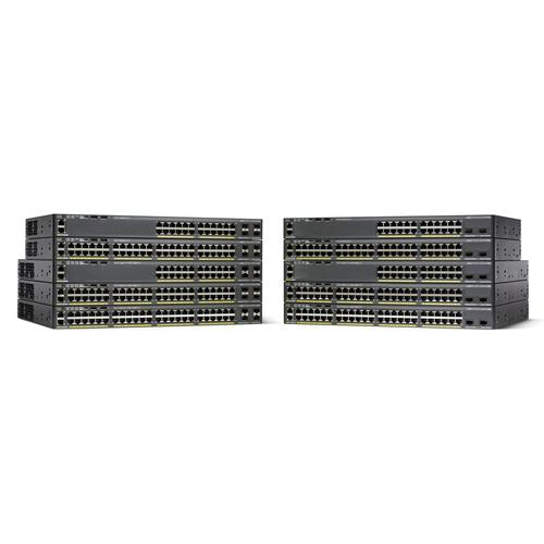 Cisco Catalyst C2960X48LPDL, Refurbished Managed L2 Gigabit Ethernet (10/100/1000) Power over Ethernet (PoE) 1U Black